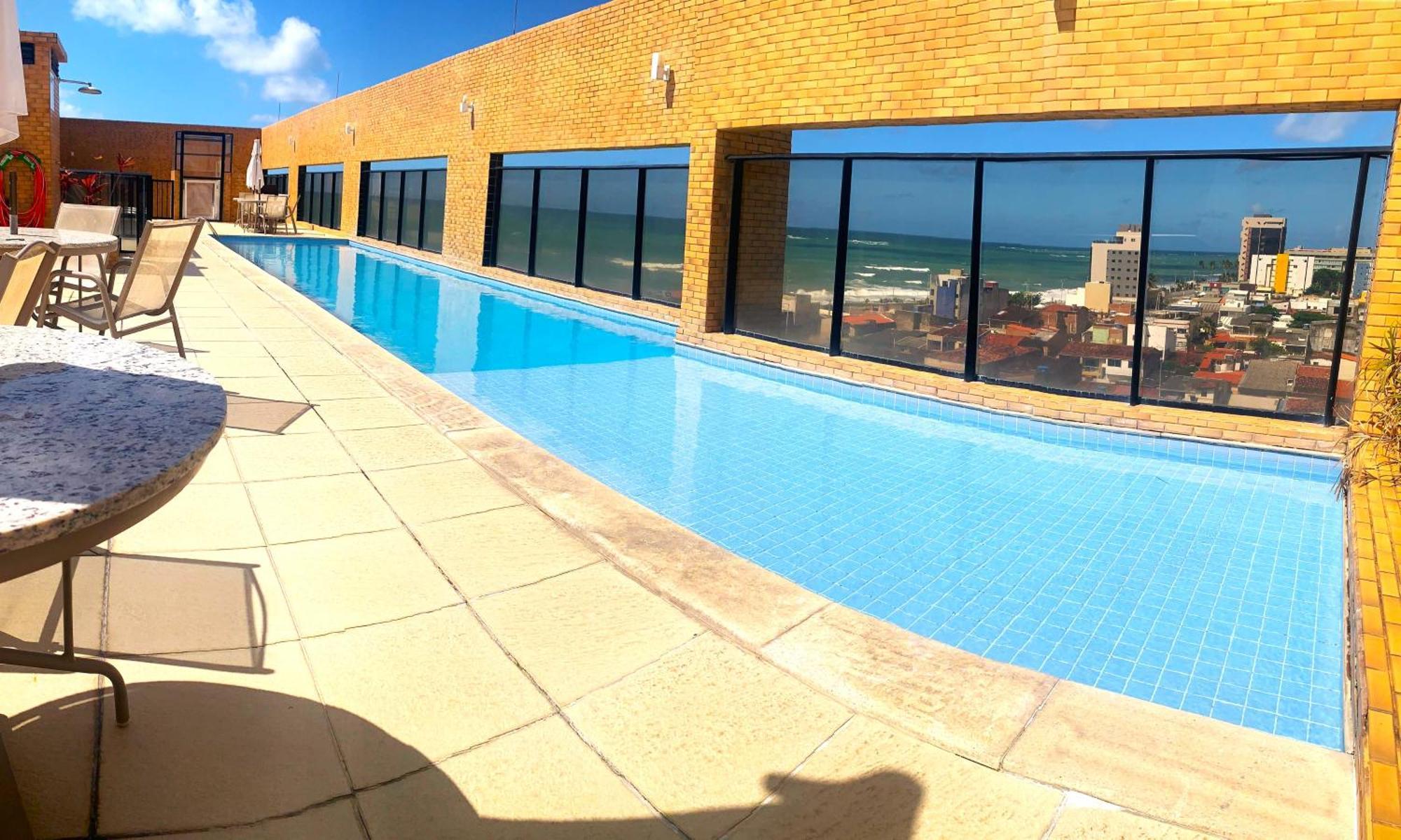 Apartamento 50M Praia- Piscina - Vista Mar - Academia - Maceió Exterior foto